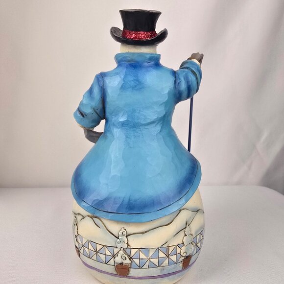 Jim Shore for Enesco Heartwood Creek Winter Wonderland Snowman Figurine 4041074 - Picture 3 of 10